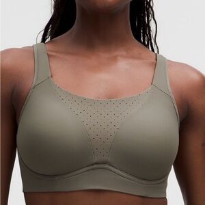 Lululemon “Run Time” Dark Olive Sports Bra